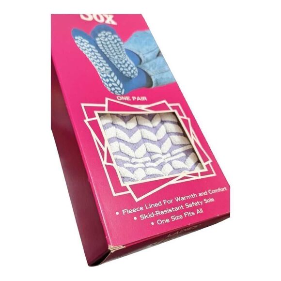 Vintage Ladies Slipper Socks Purple OSFA‎ Kentucky Derby Hoosery Company - Picture 2 of 4